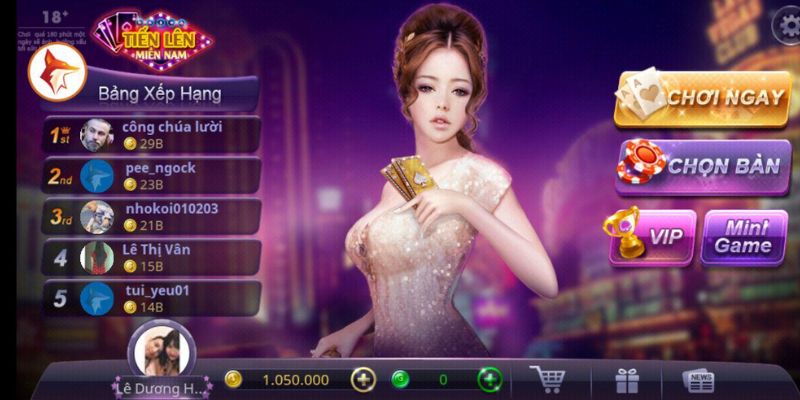 Giới thiệu nổi bật về game tiến lên miền Nam