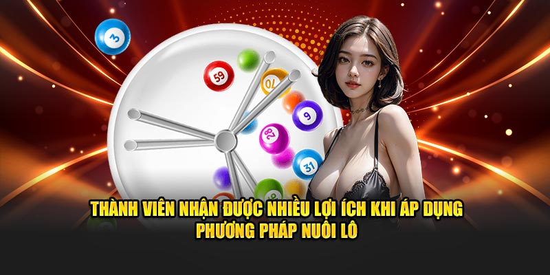 Thành viên nhận được nhiều lợi ích khi áp dụng phương pháp nuôi lô